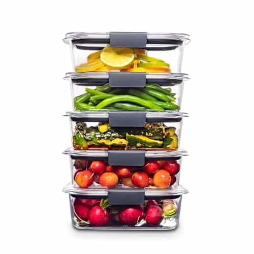 Rubbermaid Brilliance BPA Free Food Storage Containers with Lidsand Airtight from Amazon