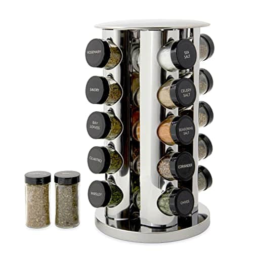 Kamenstein 20 Jar Revolving Countertop Spice Rack from Amazon