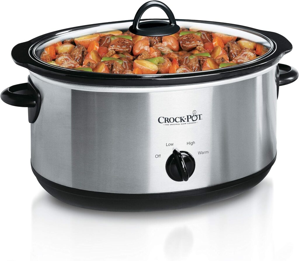 Crock-Pot 7 Quart Oval Manual Slow Cooker from Amazon