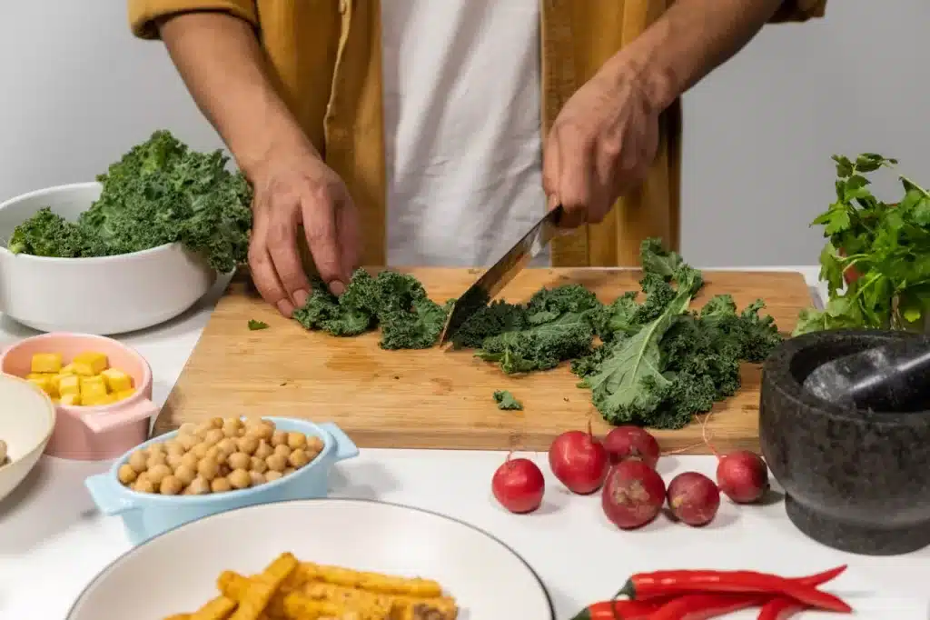 Prepping snacks