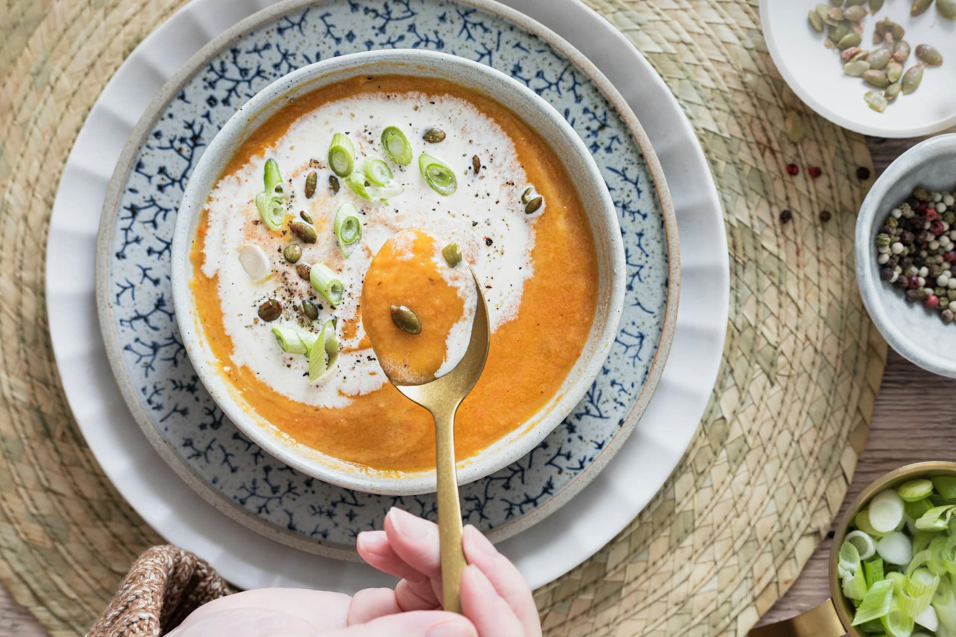 Ginger-Turmeric Carrot Soup