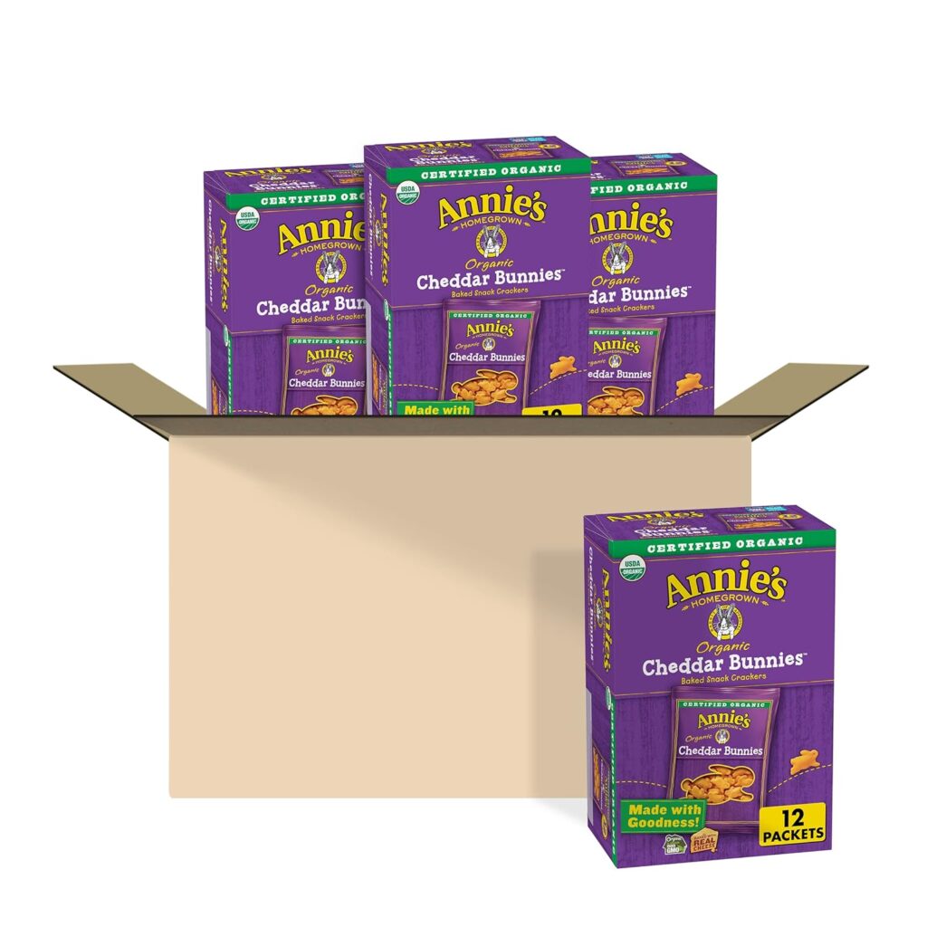 Annie's Organic Cheddar Bunnies Baked Snack Crackers