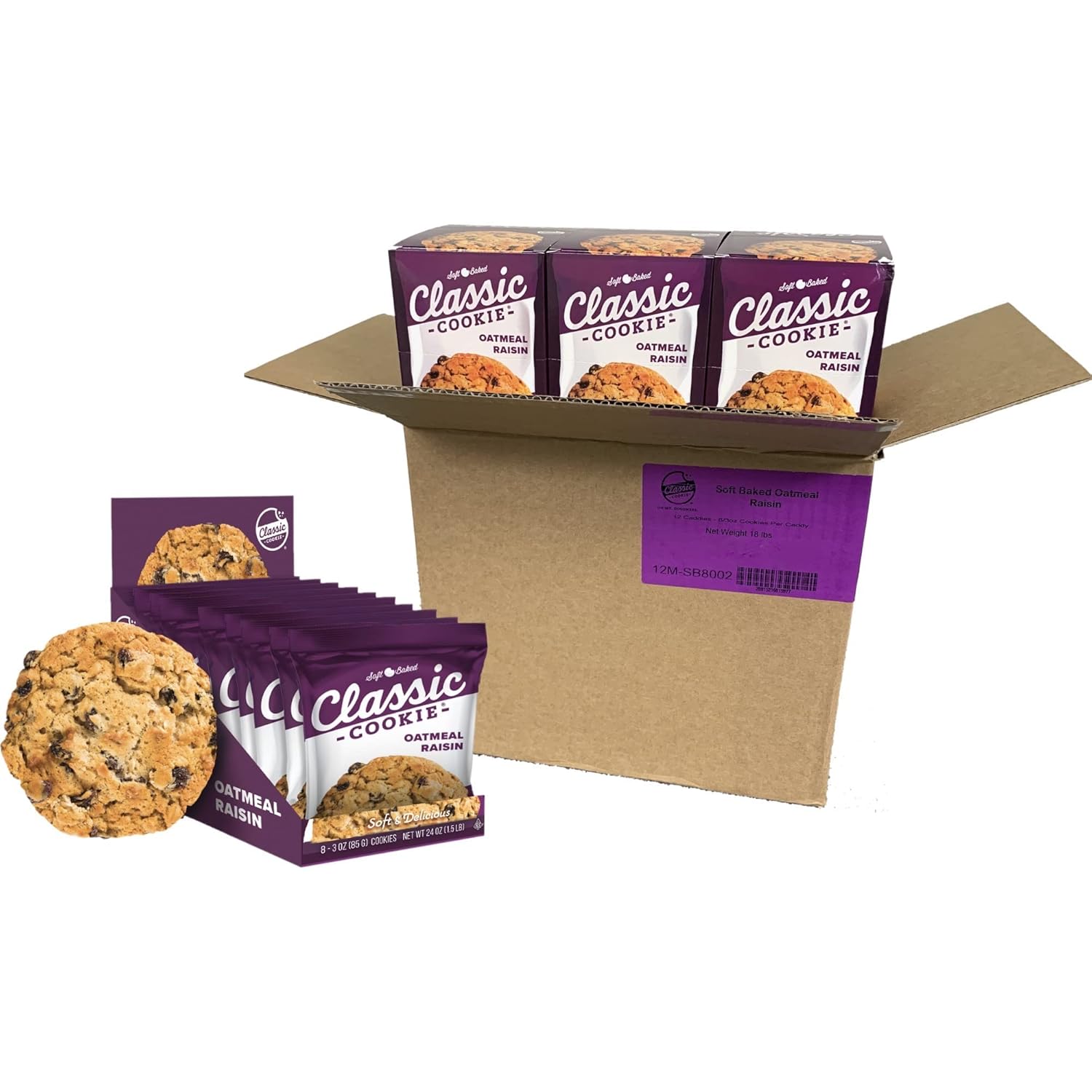 Classic Cookie Soft Baked Oatmeal Raisin Cookies