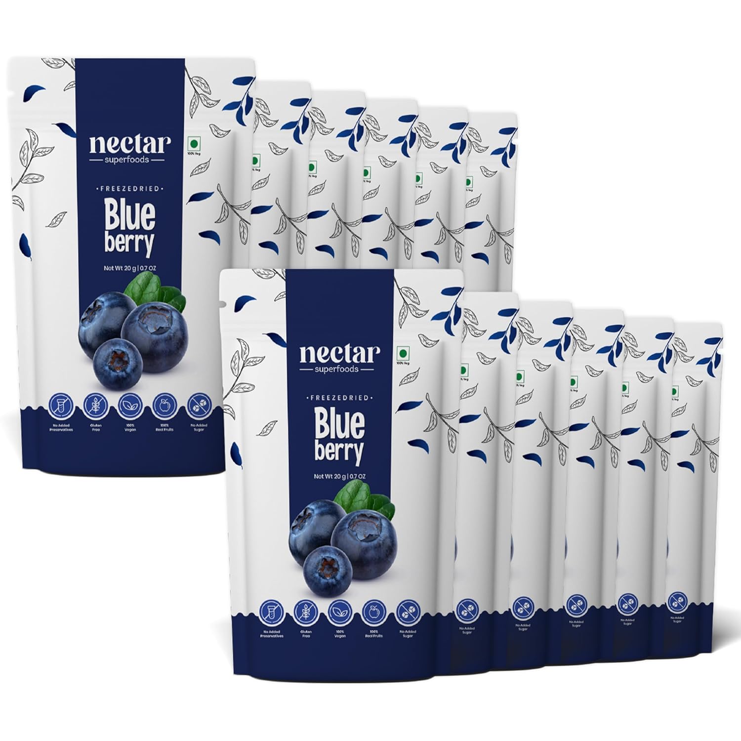 Nectar Superfoods Freeze Dried BLUEBERRY