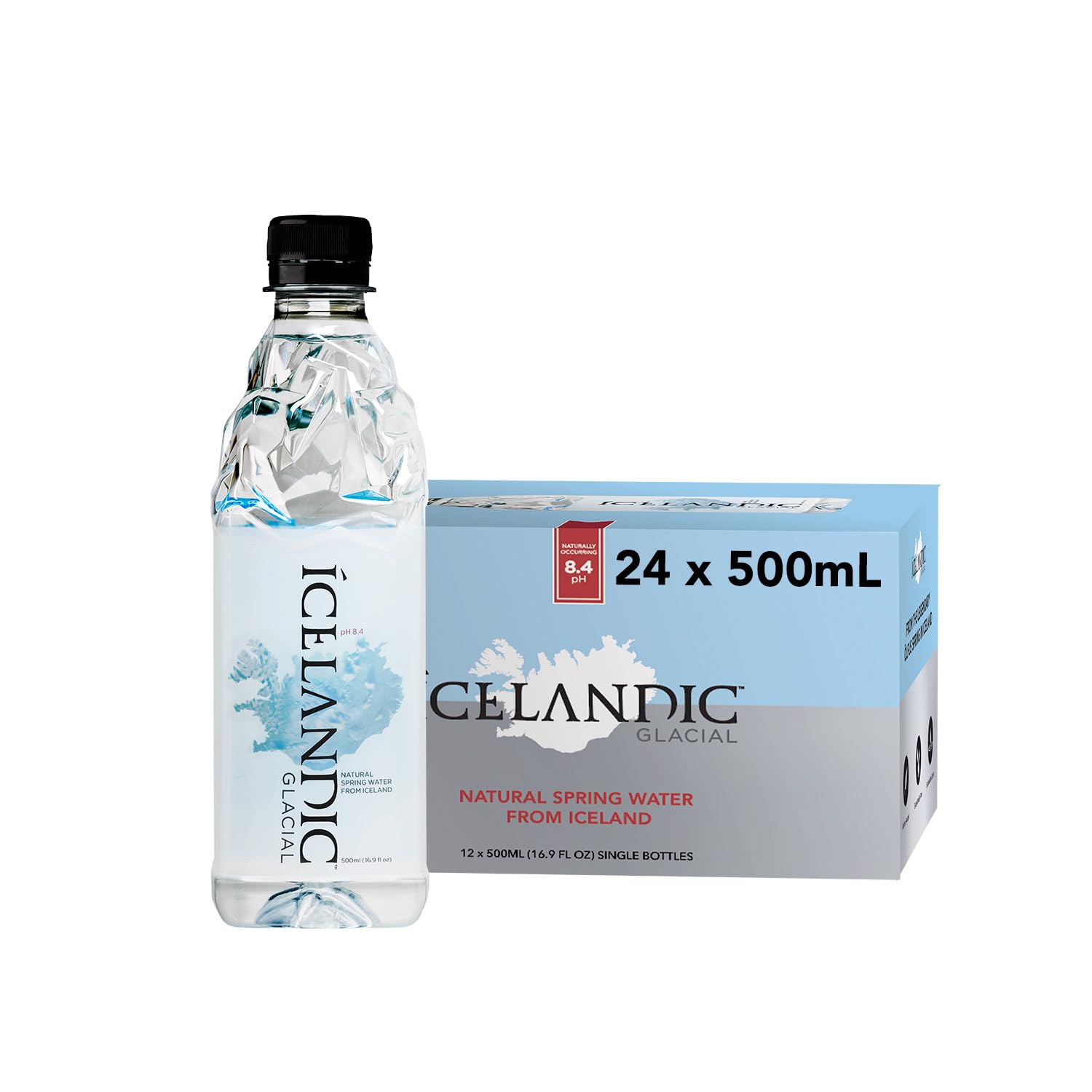 Icelandic Glacial Natural Spring Alkaline Water