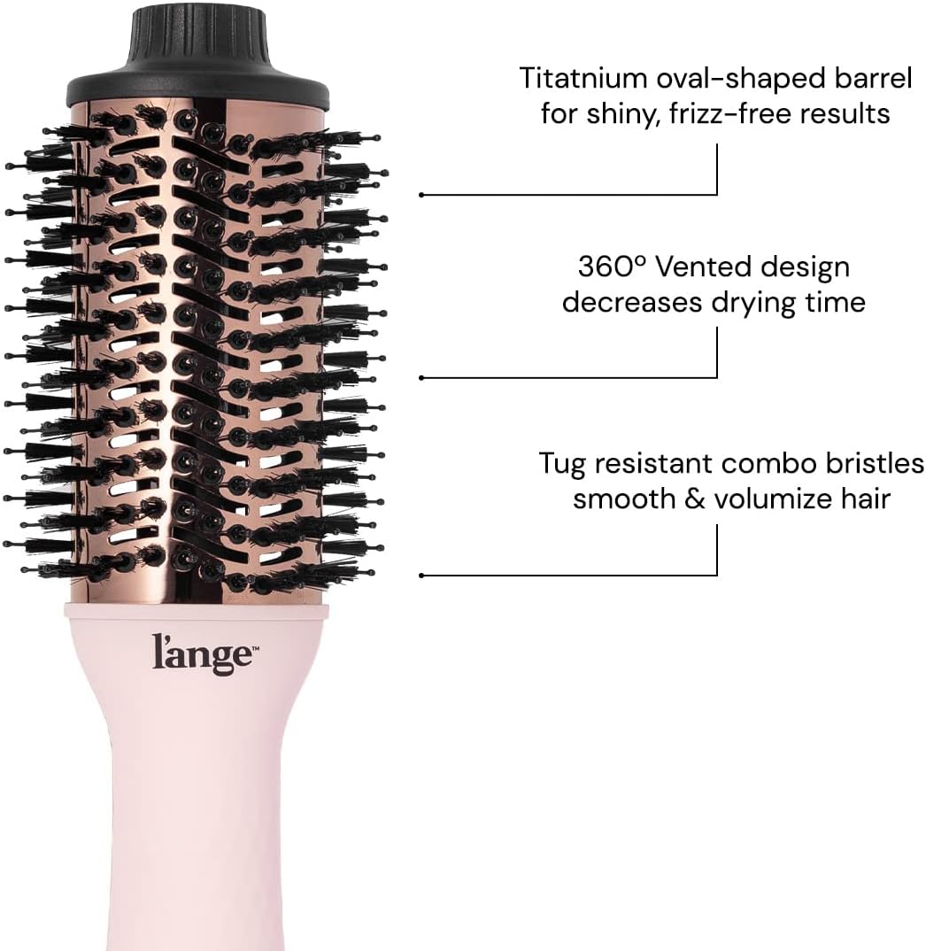 L'ANGE HAIR Le Volume 2-in-1 Titanium Blow Dryer Brush