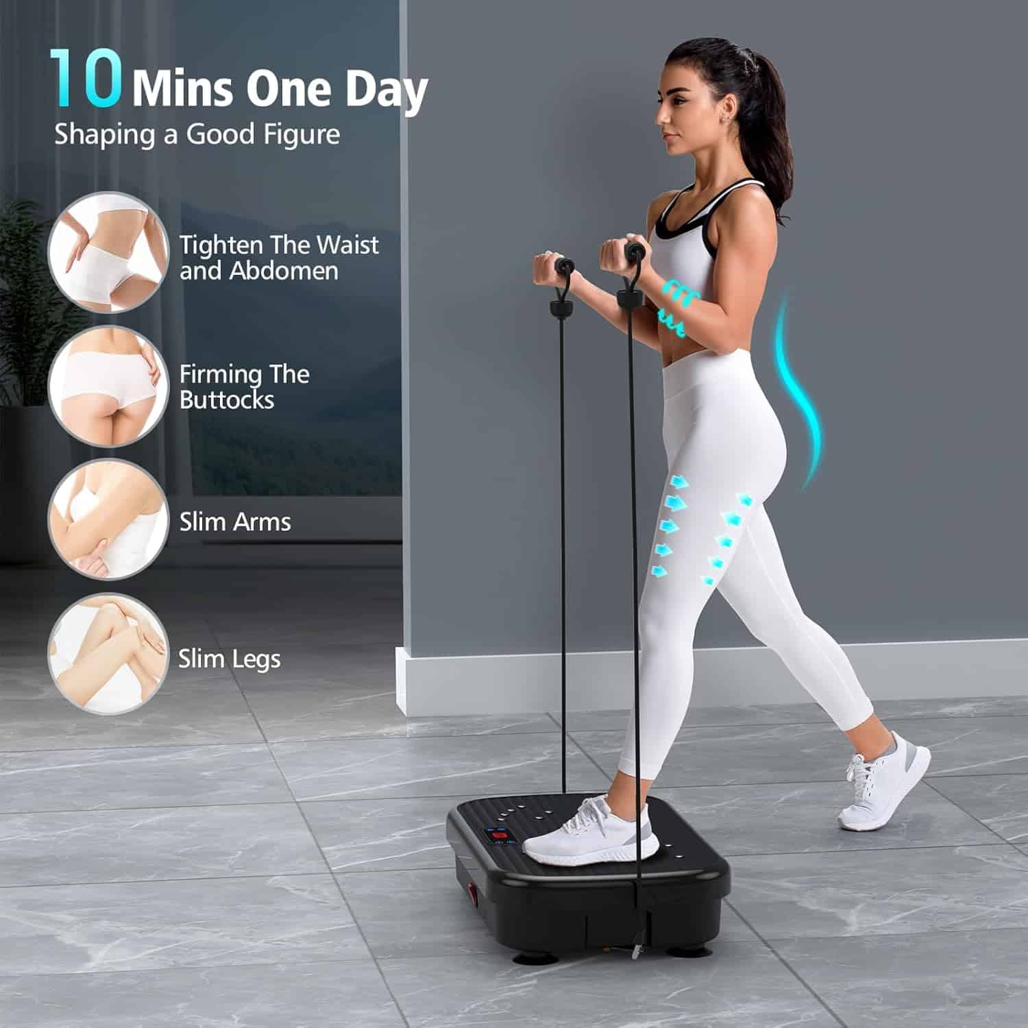 PUREROYI Vibration Plate Exercise Machine