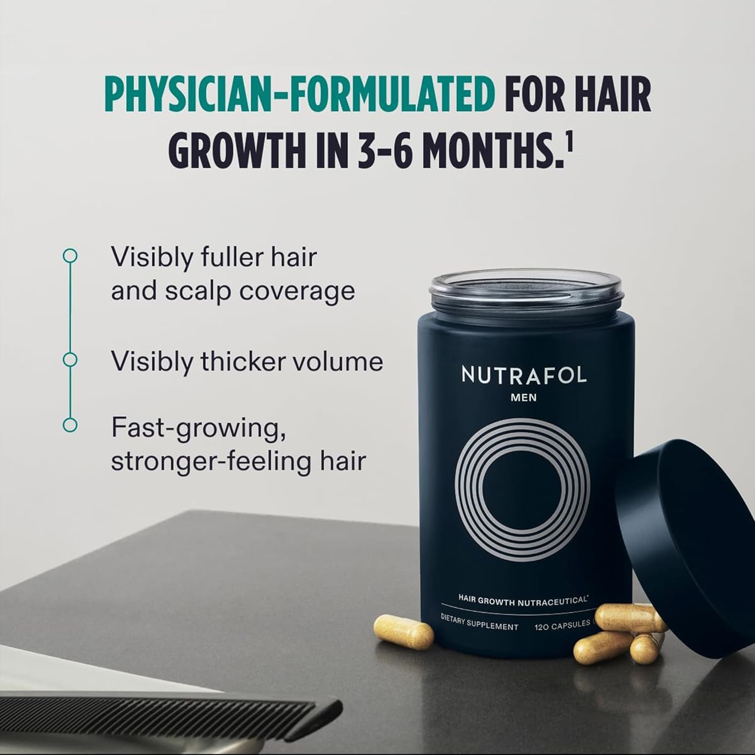 Nutrafol Men's Hair Growth Supplements