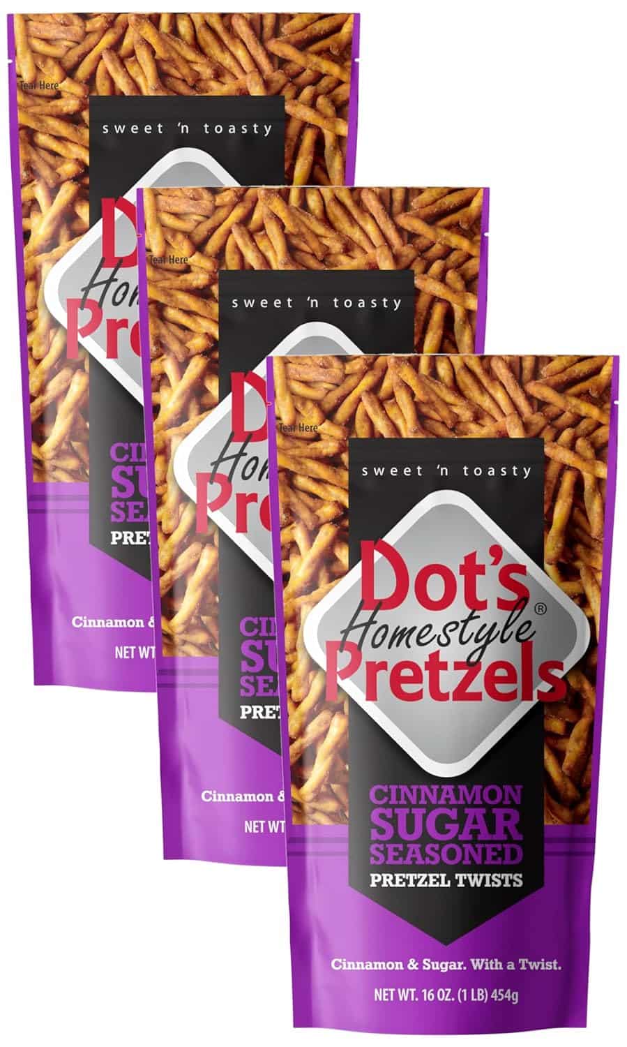 Dot's Pretzels Cinnamon Sugar Seasoned Pretzel Twists