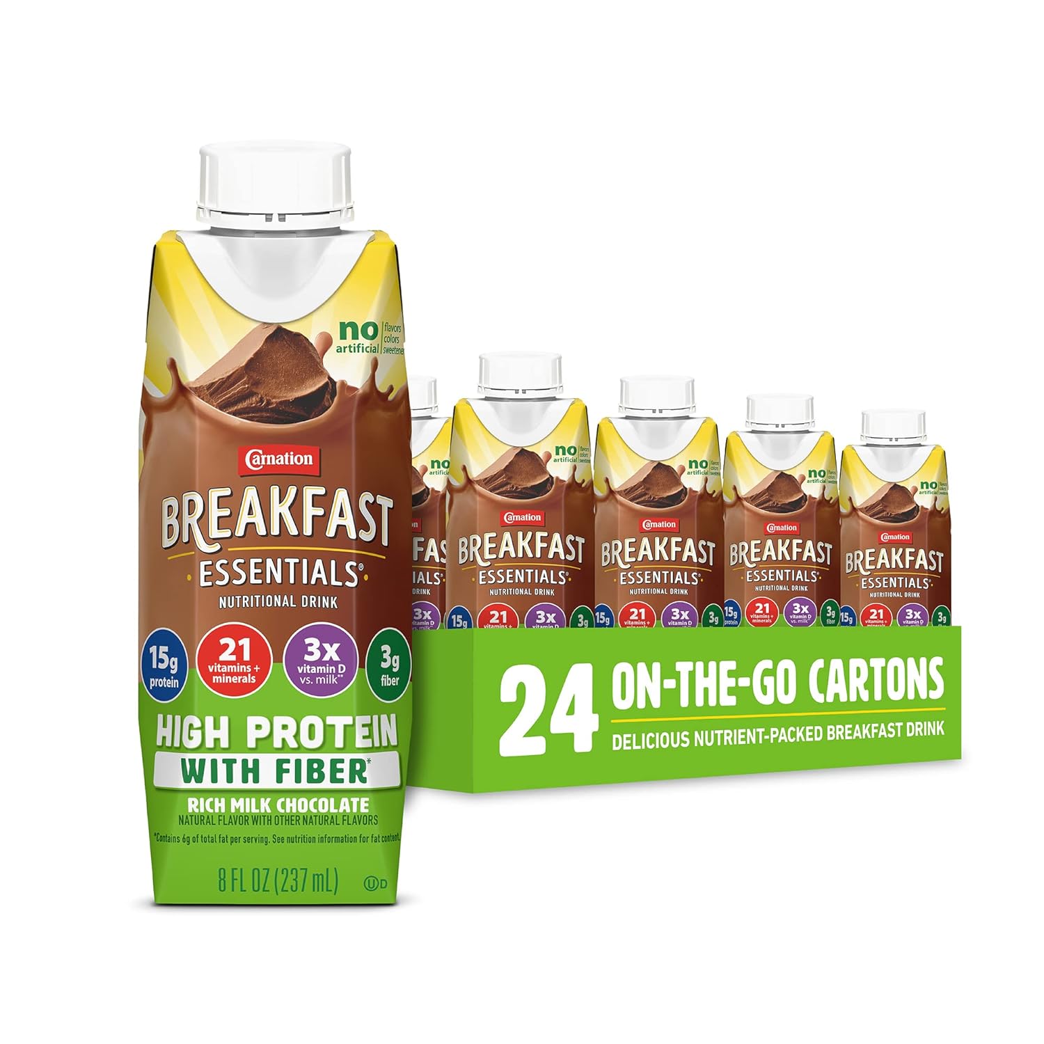 Carnation Breakfast Essentials High Protein with Fiber Ready-to-Drink