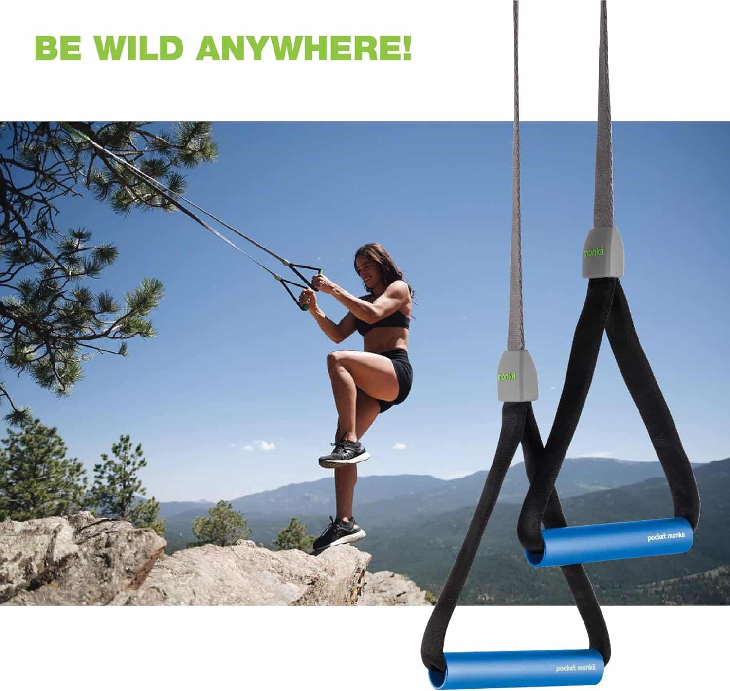 Wild Gym Pocket Monkii Fitness Suspension Trainer System