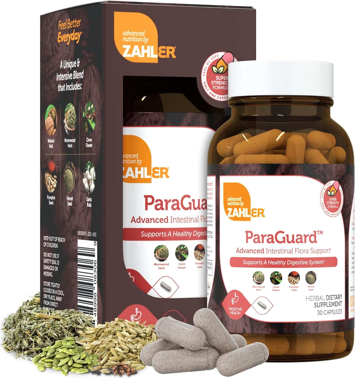 Zahler - ParaGuard Capsules - Gut Health Supplement